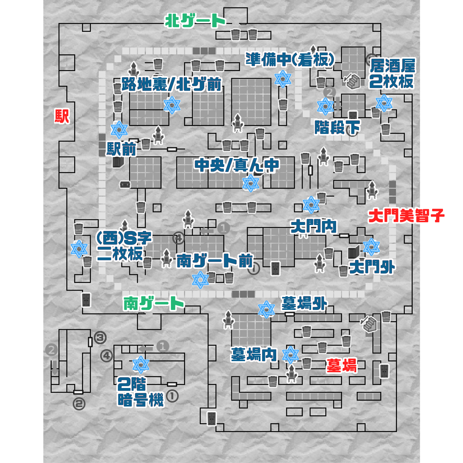 まとめ マップの呼び方 名称 を覚えよう 第五人格 Identity5 片手間にブログ 仮